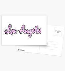los angeles retro Postcards