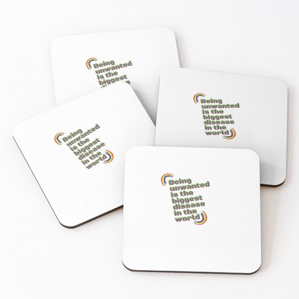 Item preview, “being unwanted is the biggest disease in the world” designed and sold by storeAN.