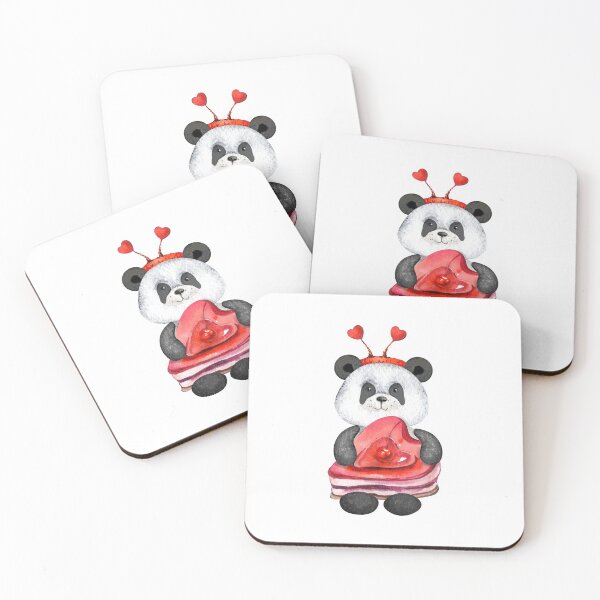 Item preview, Cute Panda Valentines day designed and sold by AHthatIsNice.