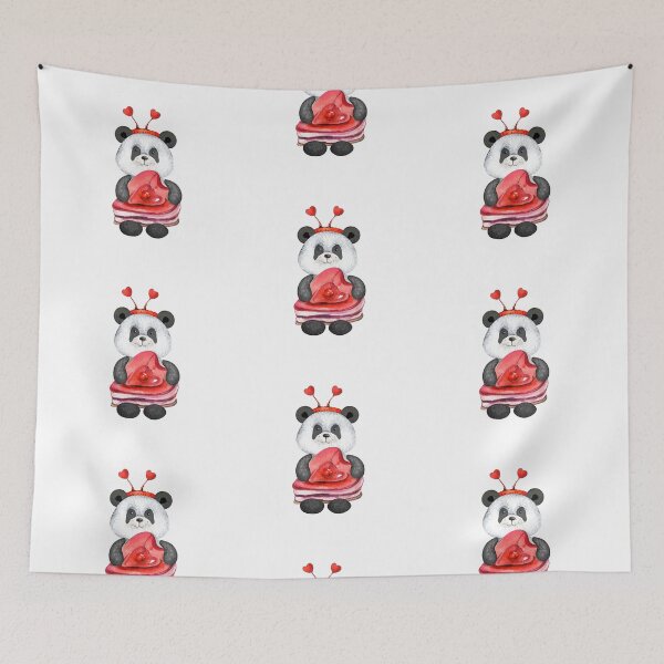 Item preview, Cute Panda Valentines day designed and sold by AHthatIsNice.