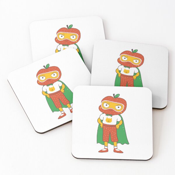 Item preview, Super Hero Apple Fruit Girl designed and sold by Apple-and-Cat.