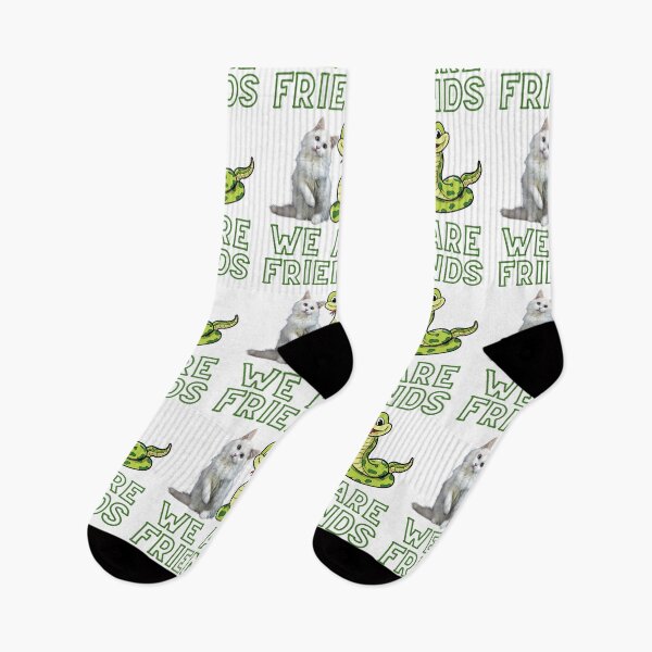 Item preview, t-shirt cat and snake friends designed and sold by ASboom.
