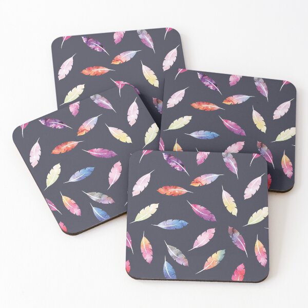 Item preview, Galaxy feathers pattern designed and sold by FunnyChameleon.