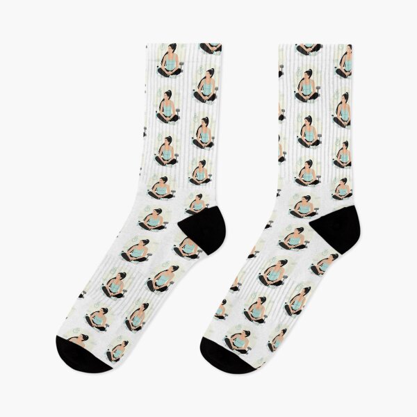 Item preview, Abstract woman sportswoman is sitting on the floor. Fitness. designed and sold by ElenaKud.