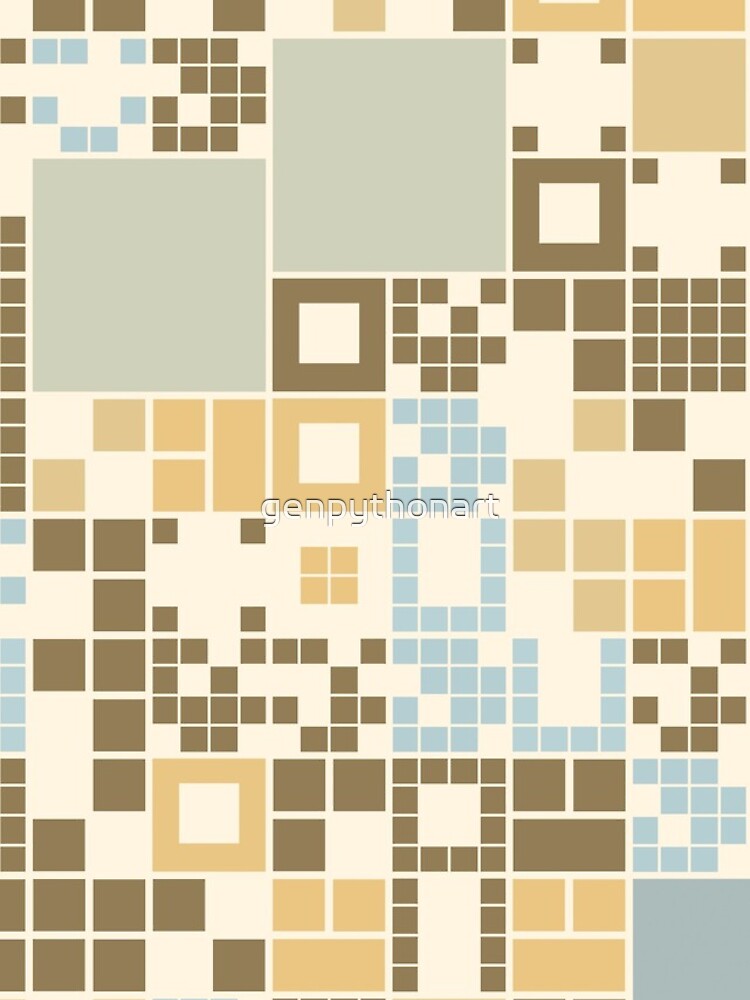 Thumbnail 4 of 4, iPhone Case, Squares 4 designed and sold by genpythonart.