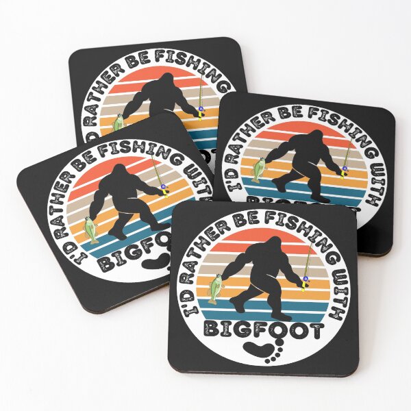 Item preview, I'd Rather Be Fishing With Bigfoot Funny Bigfoot  designed and sold by RGRamsey.