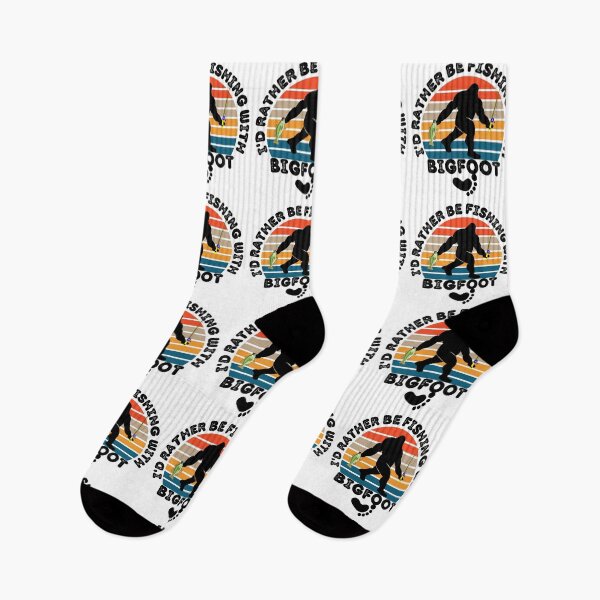 Item preview, I'd Rather Be Fishing With Bigfoot Funny Bigfoot  designed and sold by RGRamsey.