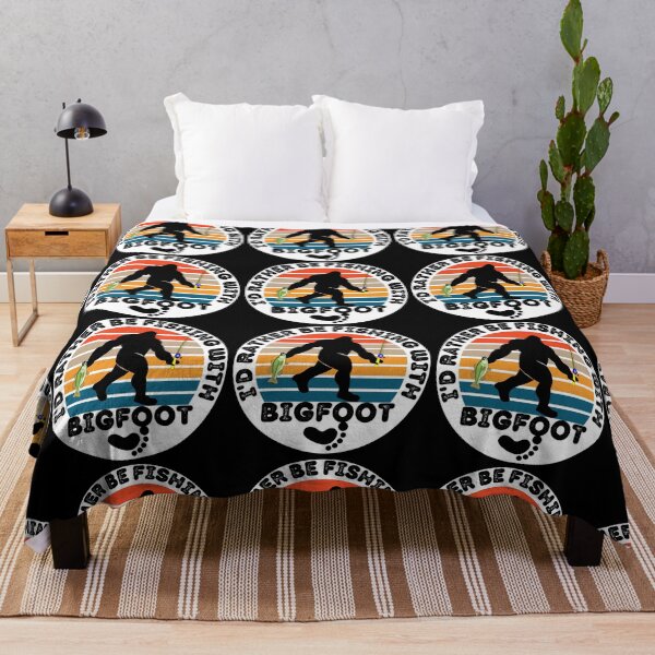 Item preview, I'd Rather Be Fishing With Bigfoot Funny Bigfoot  designed and sold by RGRamsey.