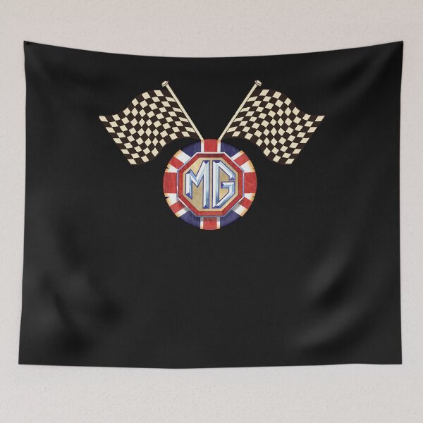 Item preview, Mg Cars MG Checker Flag Classic T-Shirt.png designed and sold by Connienderson.