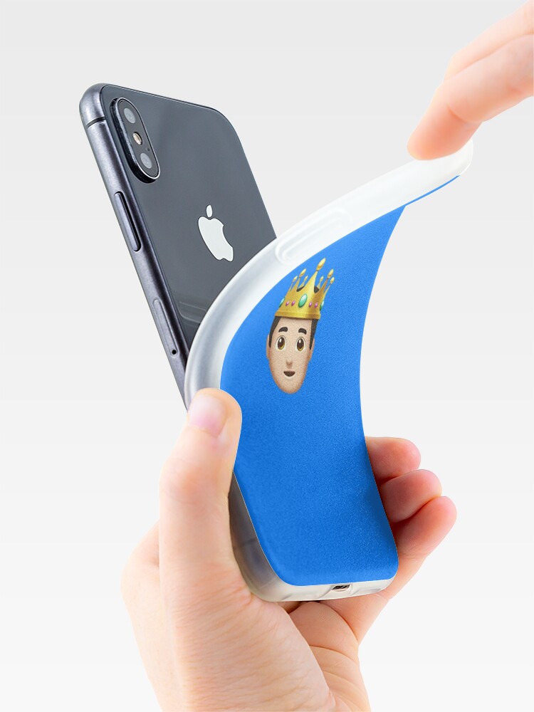 iPhone-Hülle for Sale mit König Emoji von qualitytrash
