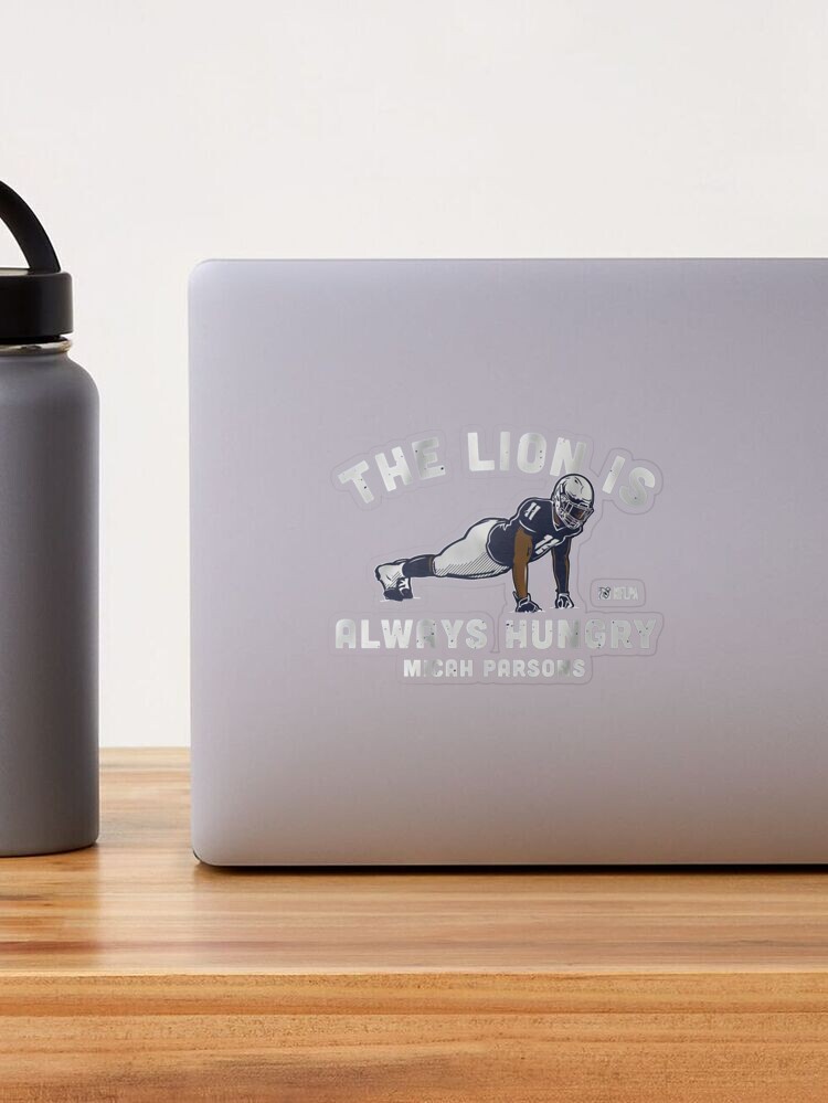 Micah Parsons push ups Essential T-Shirt.png Sticker for Sale by  Connienderson