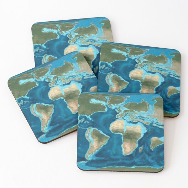 Item preview, Map of the earth 65 million years ago designed and sold by Pavnud.