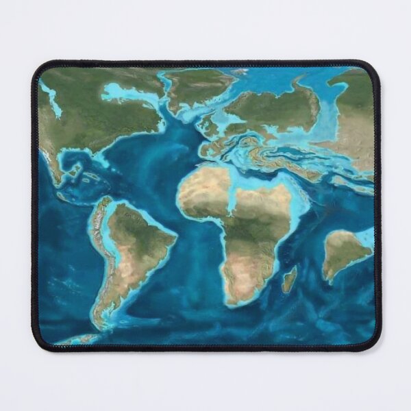 Item preview, Map of the earth 65 million years ago designed and sold by Pavnud.