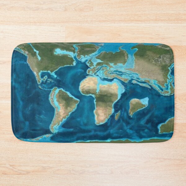 Item preview, Map of the earth 65 million years ago designed and sold by Pavnud.