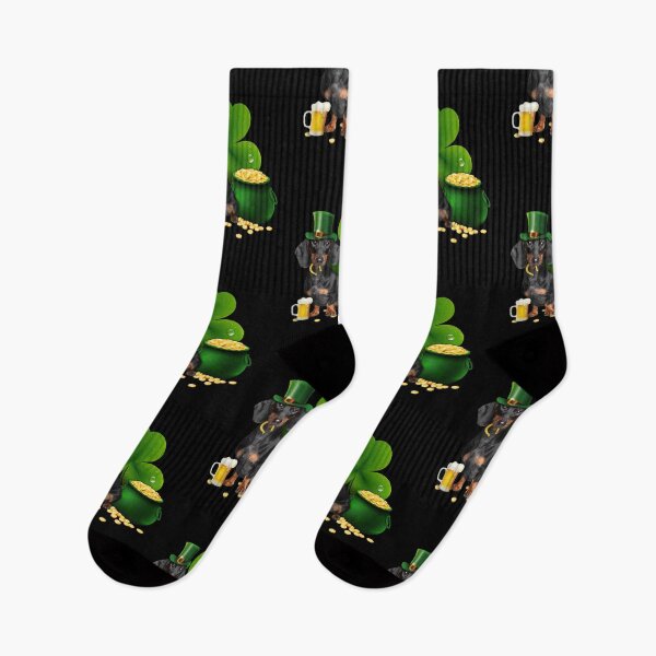 Item preview, Cute Irish Dachshund St Patricks Day Beer Shamrock Wiener Dogs Lovers designed and sold by adsmod.