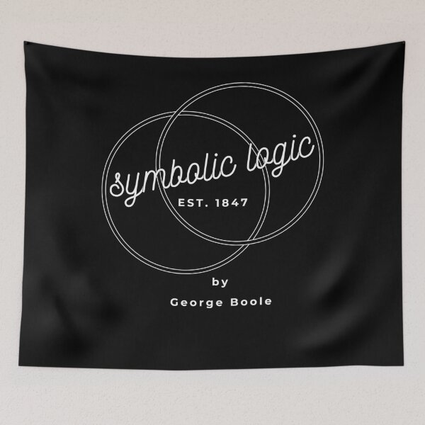 Item preview, symbolic logic by George Boole designed and sold by arkantus.