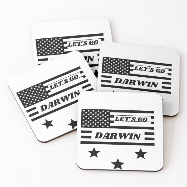Item preview, Let's Go Darwin black and white  designed and sold by SamXDesigns.