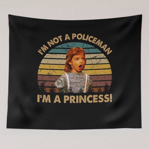 Aperçu de l'œuvre Je ne suis pas un policier, je suis une princesse affiche pour enfants créée et vendue par Cardoso1106.