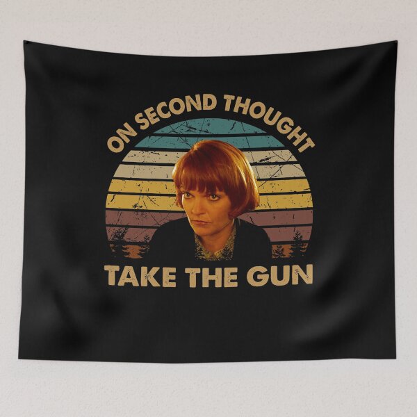 Item preview, On sencond thought take the gun poster designed and sold by Cardoso1106.