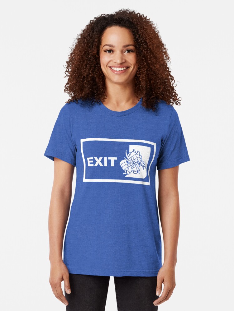 exit sign shirt