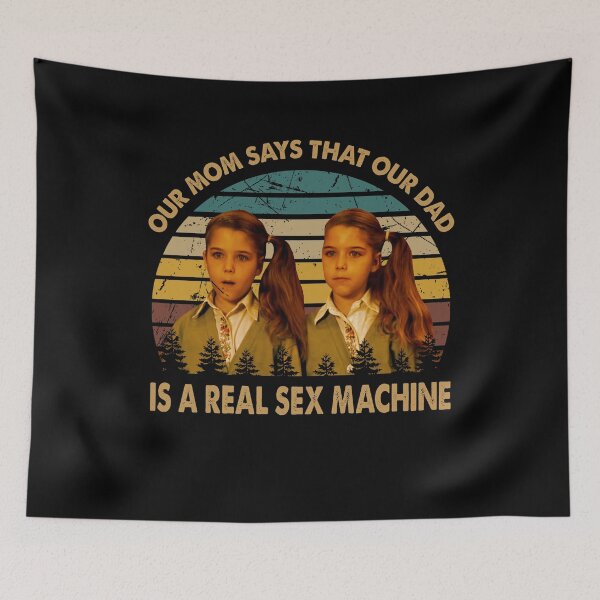 Item preview, Our mom says that our dad graphic poster designed and sold by Cardoso1106.