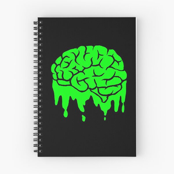 Item preview, green brain dripping goo - alt designed and sold by SevLovesLily.