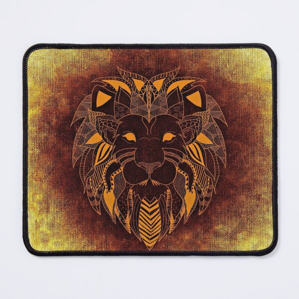 Item preview, Gold lion designed and sold by MirartShop.
