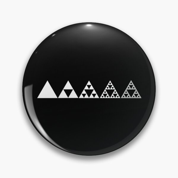 Item preview, Sierpinski, Triangle, Mathematics, Fractal, Math, Geometry designed and sold by nitty-gritty.