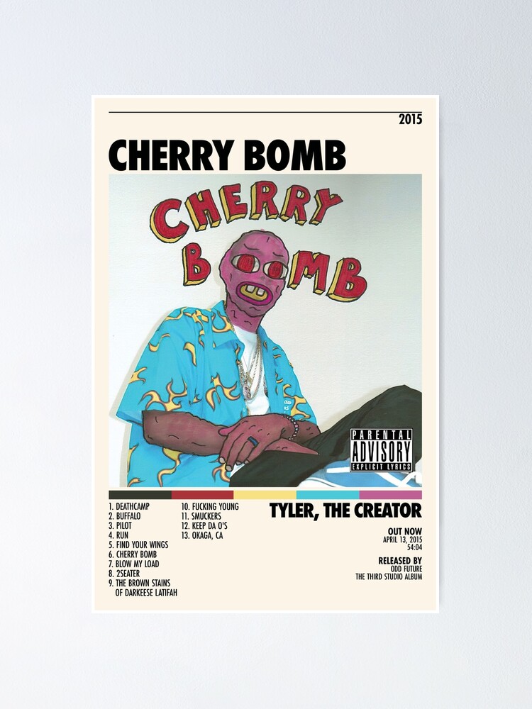 Póster «Póster del álbum Tyler The Póster del álbum Cherry Bomb