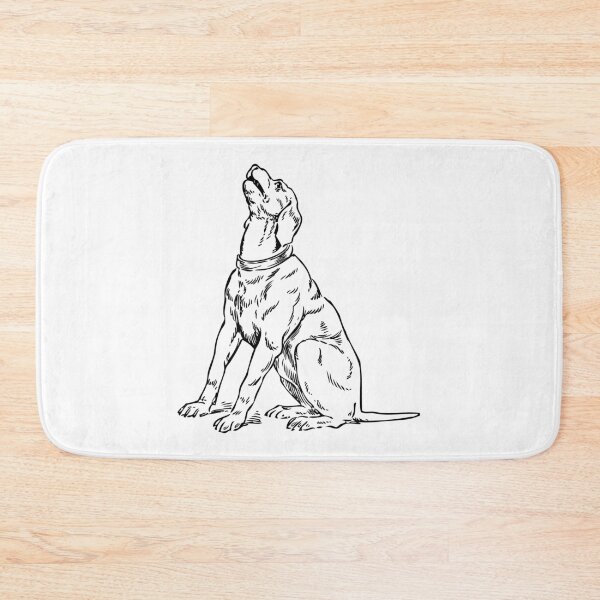 Item preview, drawing of a sitting dog designed and sold by JAG2B.