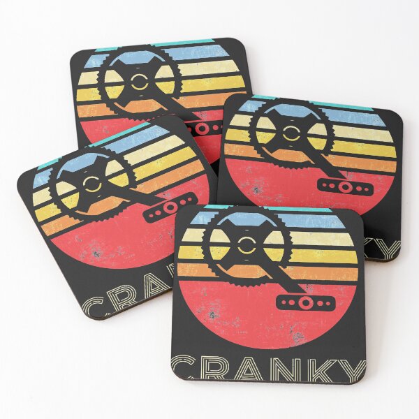 Item preview, Bicycle Cranky Retro Vintage Distressed Style Gift For Cycling Lovers Classic T-Shirt designed and sold by MichaelMo1.