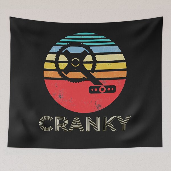 Item preview, Bicycle Cranky Retro Vintage Distressed Style Gift For Cycling Lovers Classic T-Shirt designed and sold by MichaelMo1.