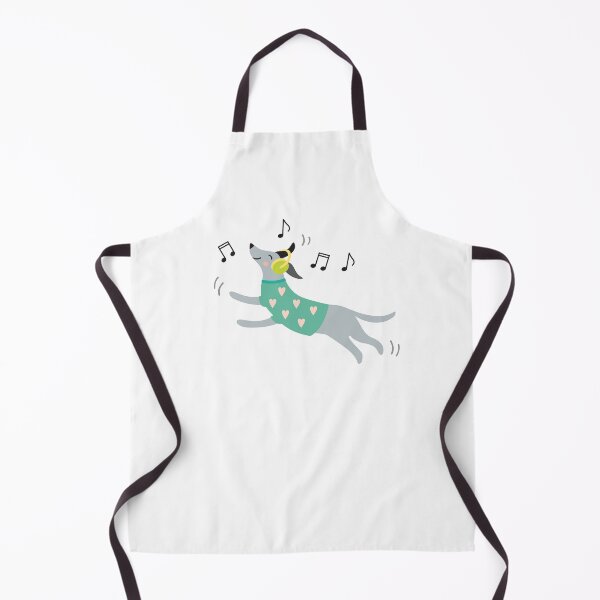Item preview, Music lover dancing dog with headphones  designed and sold by Darina Gulbina.