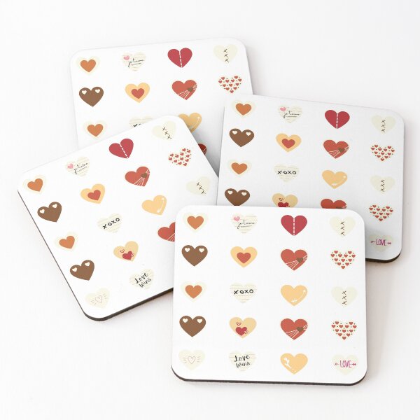 Item preview, Red Heart Sticker Pack designed and sold by Whimsical Wenli.
