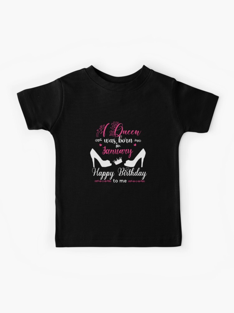 January birthday girl store shirts