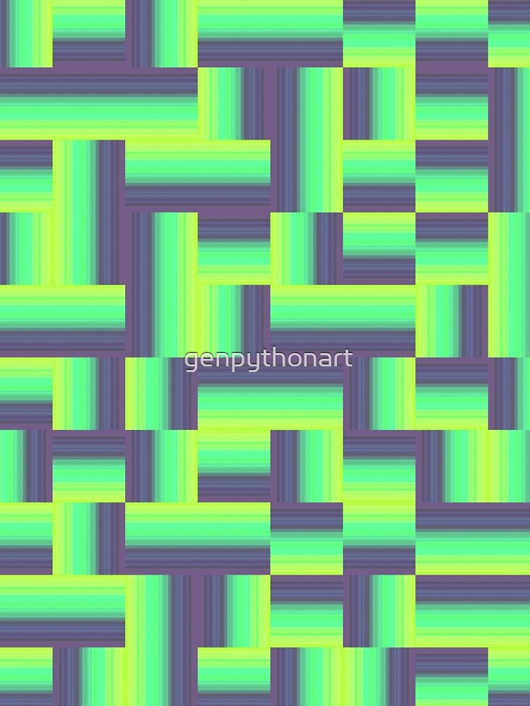 Thumbnail 5 of 5, A-Line Dress, Gradients 1 designed and sold by genpythonart.