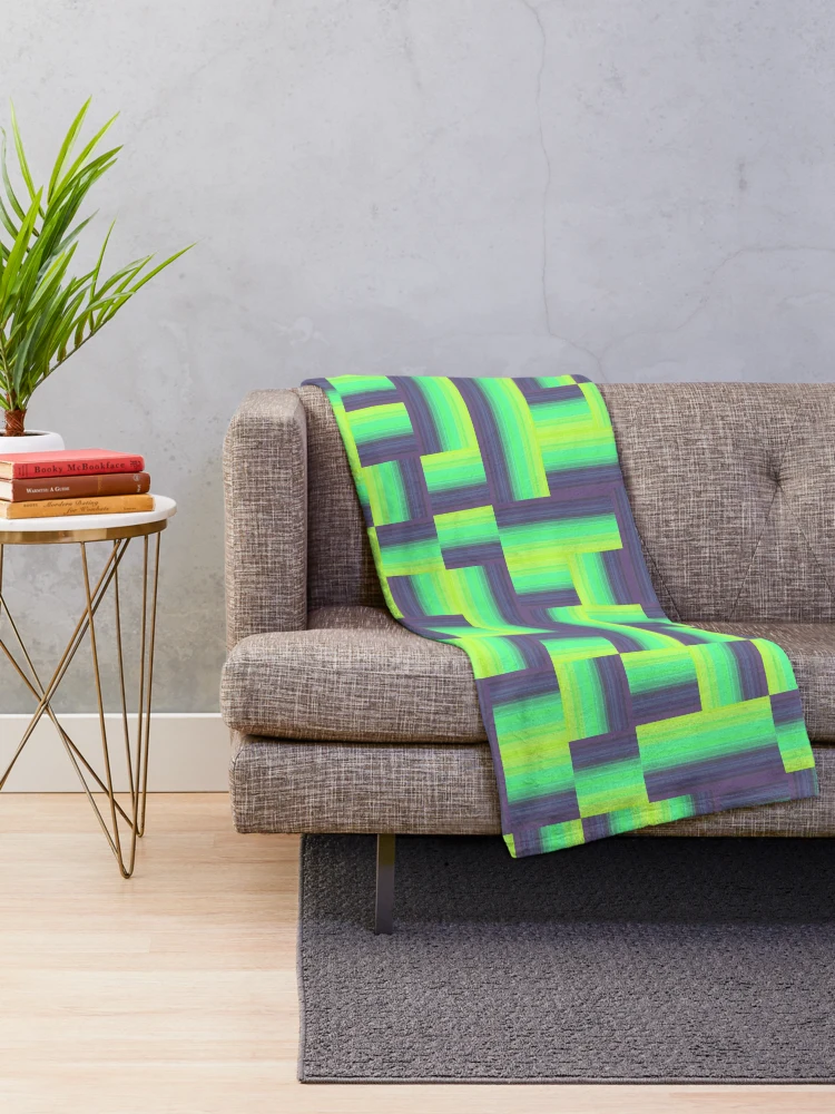 Thumbnail 2 of 6, Throw Blanket, Gradients 1 designed and sold by genpythonart.
