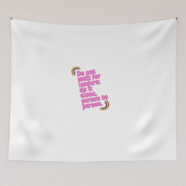 Item preview, "Do not wait for leaders; do it alone, person to person." designed and sold by storeAN.