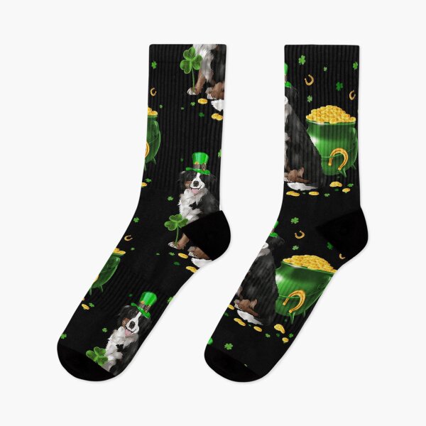 Item preview, Cute Irish Bernese Mountain Dog Lucky Shamrock St Patricks Day designed and sold by tuanitus.