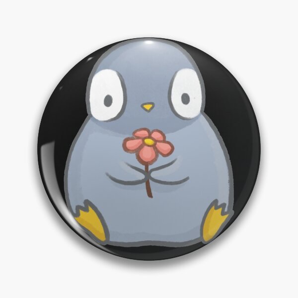 Item preview, Cute Penguin Holding Flower Sticker designed and sold by MarcelGmbH.