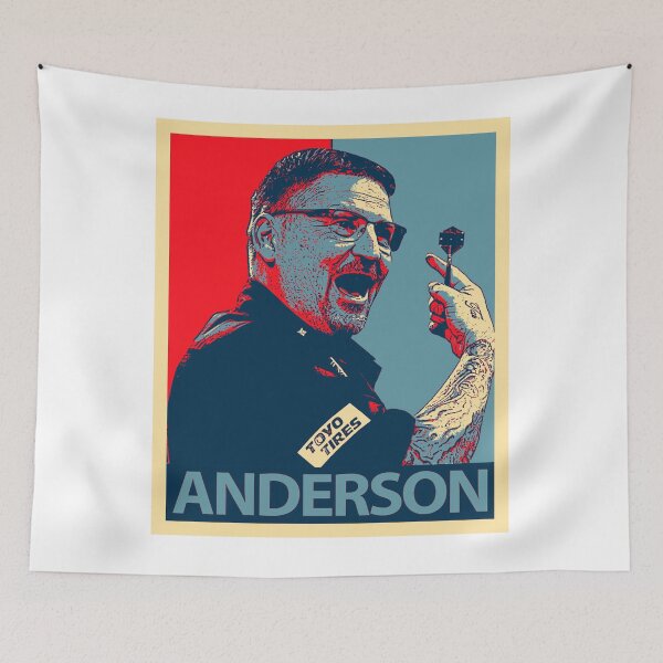 Item preview, gary anderson artwork trending darts champion designed and sold by JacquesStudio.