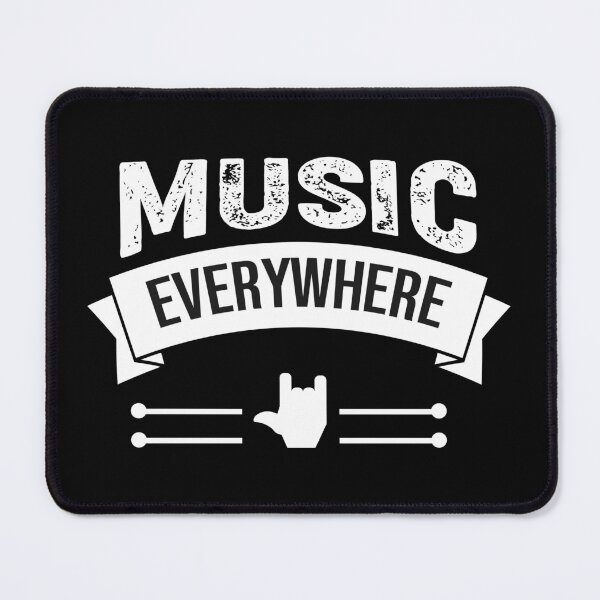 Item preview, Music is everywhere quote and gift for music lover Tshirt designed and sold by LETSTRIP.