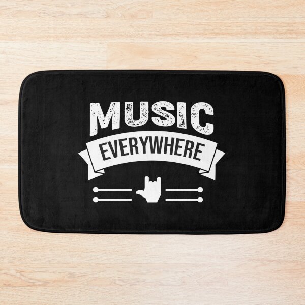 Item preview, Music is everywhere quote and gift for music lover Tshirt designed and sold by LETSTRIP.