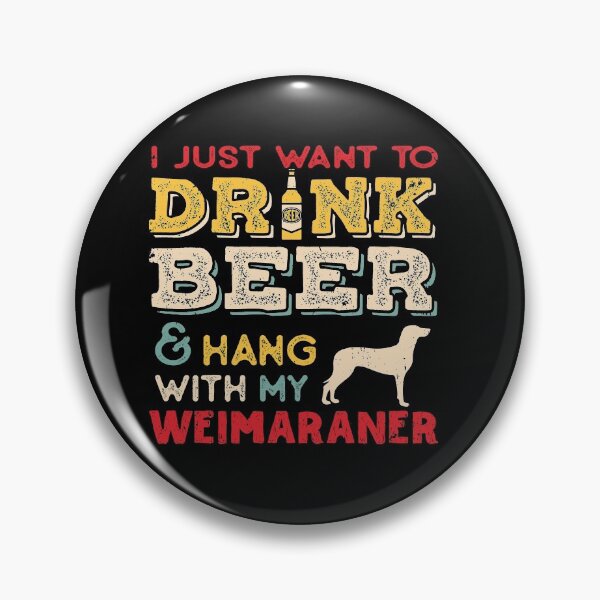 Artikelvorschau, Weimaraner Dog Dad Beer Lover entworfen und verkauft von rafaeltto.