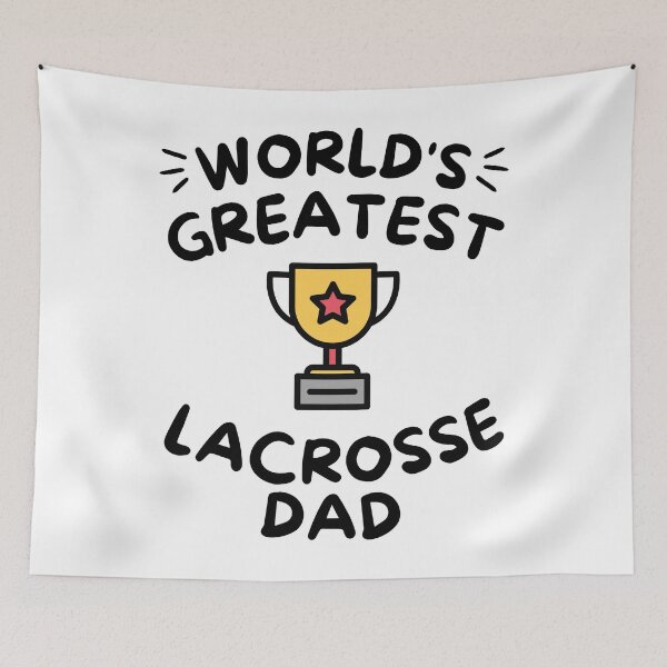 Item preview, World's greatest lacrosse dad designed and sold by TheGreenGoat.