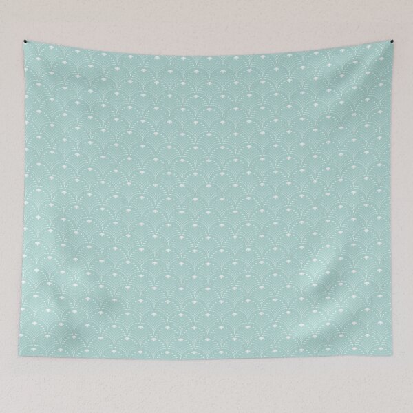 Item preview, Behr WAVE TOP Teal Blue Deco 03 designed and sold by AuraTherapeia.
