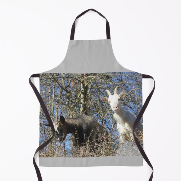 Item preview, black goat and white goat designed and sold by AHELENE.