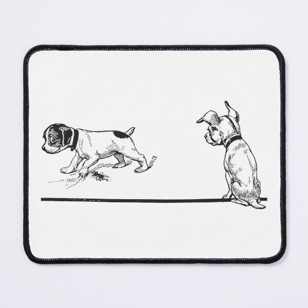 Item preview, drawing of two cute dogs designed and sold by JAG2B.