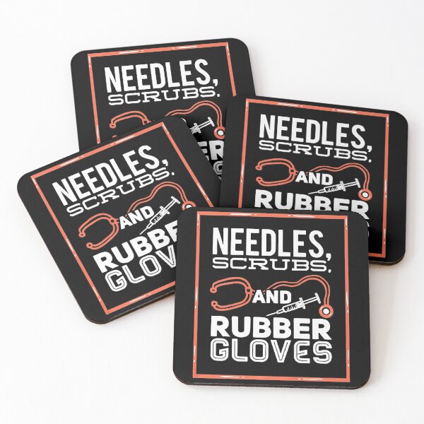Item preview, Needles Scrubs and Rubber Gloves Ideal For Surgeons Nurses designed and sold by RudyAlba.