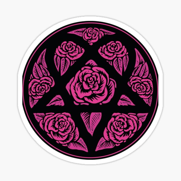 Item preview, Heartagram Pink Him Band Poster Ville Valo Sticker Heartgram Heartagram symbol Essential  designed and sold by fernandezdo.